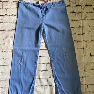 Women's Scrub Pants - Izzy Brand Small - Light Blue/Pink